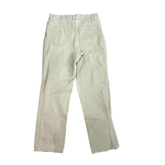 Gloria Vanderbilt Womens Beige Amanda Jeans Size 8 Stretch Straight Leg - Picture 2 of 7